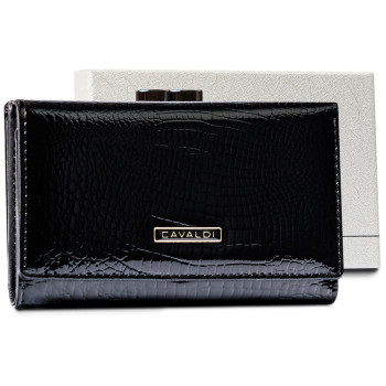 Dámská kožená peněženka Cavaldi černá KZ43881