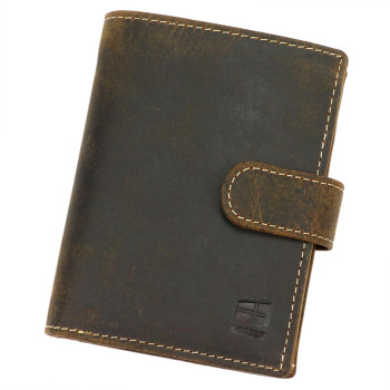 Pánská kožená peněženka Nordee hnědá KZ49411