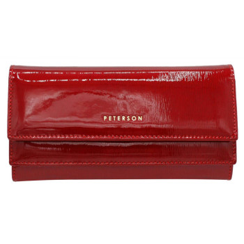 Dámská kožená peněženka Peterson červená KZ50737